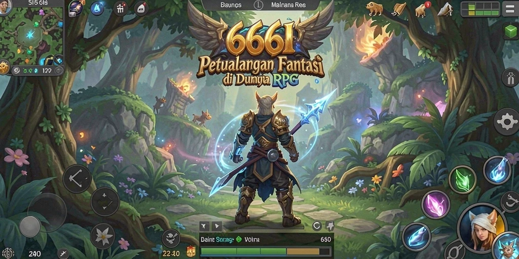 Tampilan gameplay 666I yang memukau dan penuh aksi RPG.
