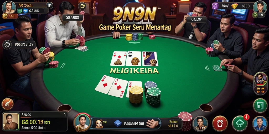 Tampilan gameplay seru dan interaktif di 9N9N.