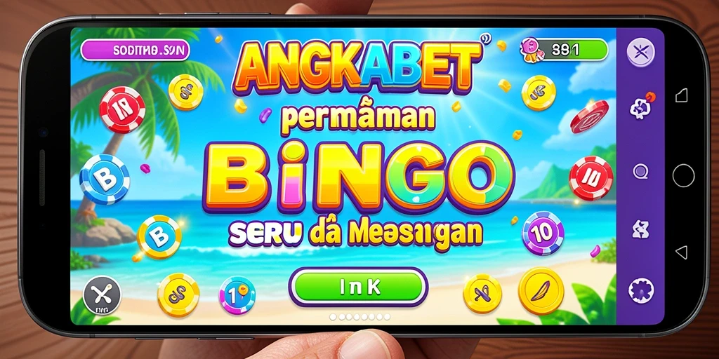 Tampilan gameplay seru dalam permainan Bingo ANGKABET.
