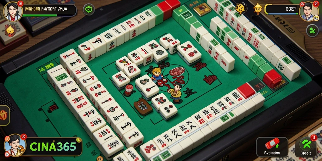 Tangkapan layar dari gameplay Mahjong yang menarik dan menantang.