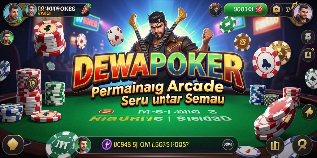 Tampilan gameplay DEWAPOKER yang seru dan menegangkan.