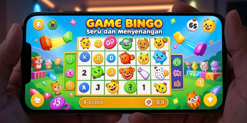 Tampilan gameplay seru FOMOTOTO dalam permainan Bingo.