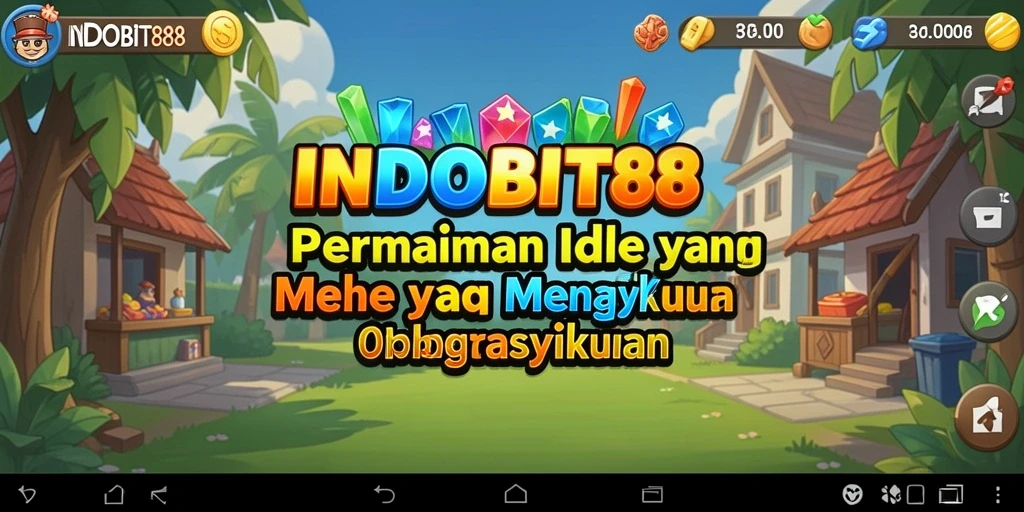 Tangkapan layar gameplay INDOBIT88 yang menampilkan proses pengumpulan dan pengelolaan sumber daya.