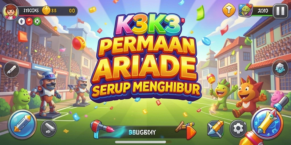 Tampilan gameplay K3K3 yang memukau dan penuh aksi.