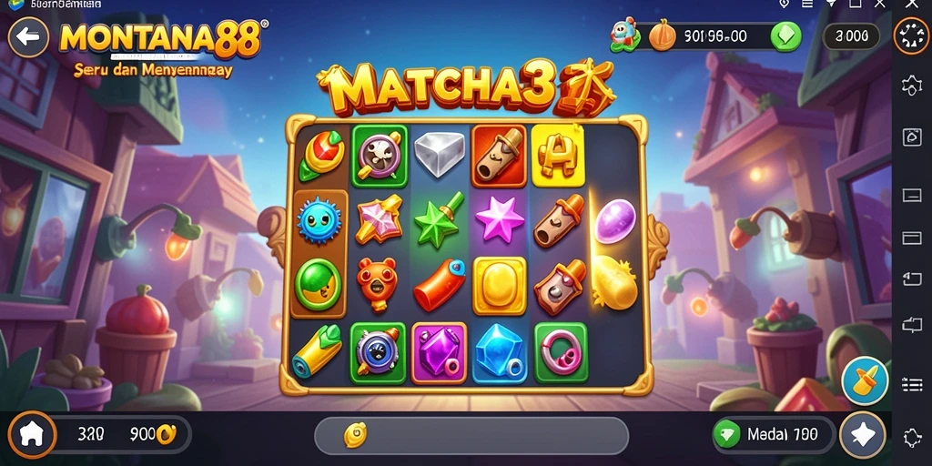 Tampilan gameplay MONTANA88 yang penuh warna dan menarik.