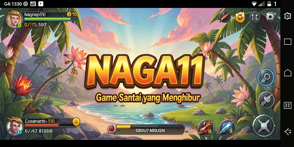 Screenshot gameplay NAGA11 yang seru dan mengasyikkan.