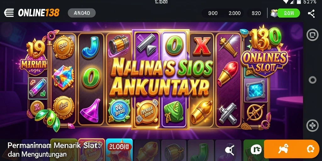 Tampilan menarik dari gameplay Slot di ONLINE138 yang membuat ketagihan.