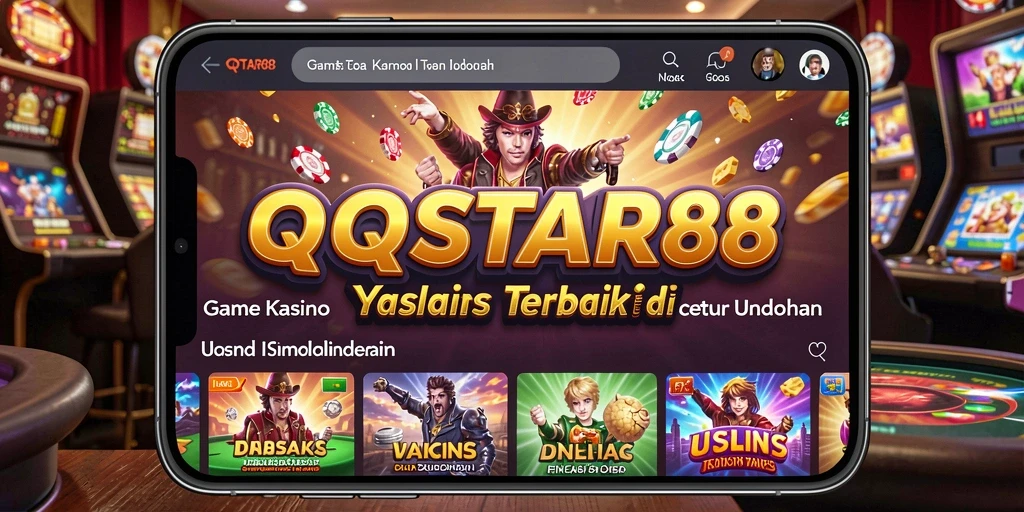 Screenshot gameplay QQSTAR88 yang menampilkan suasana Kasino yang menarik.