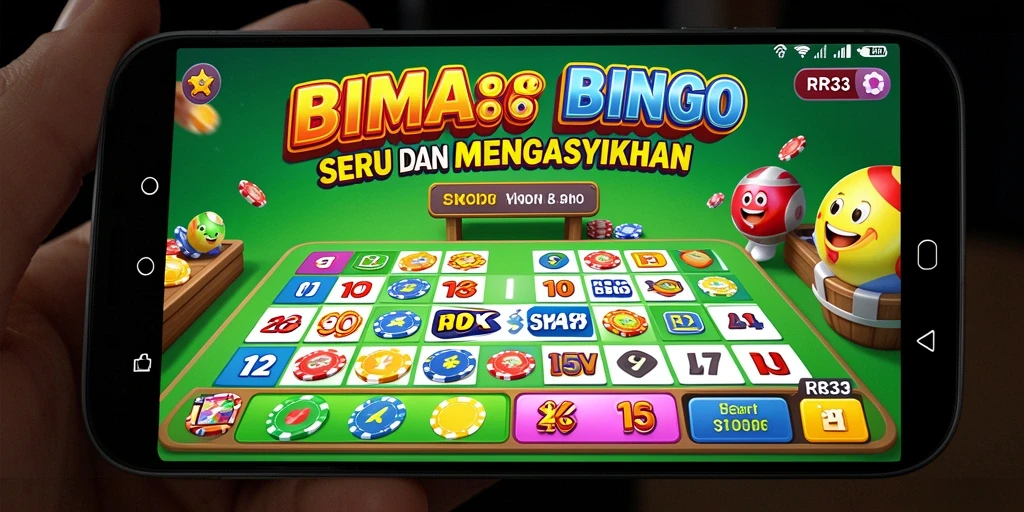 Screenshot gameplay RR33 menampilkan keseruan permainan Bingo.