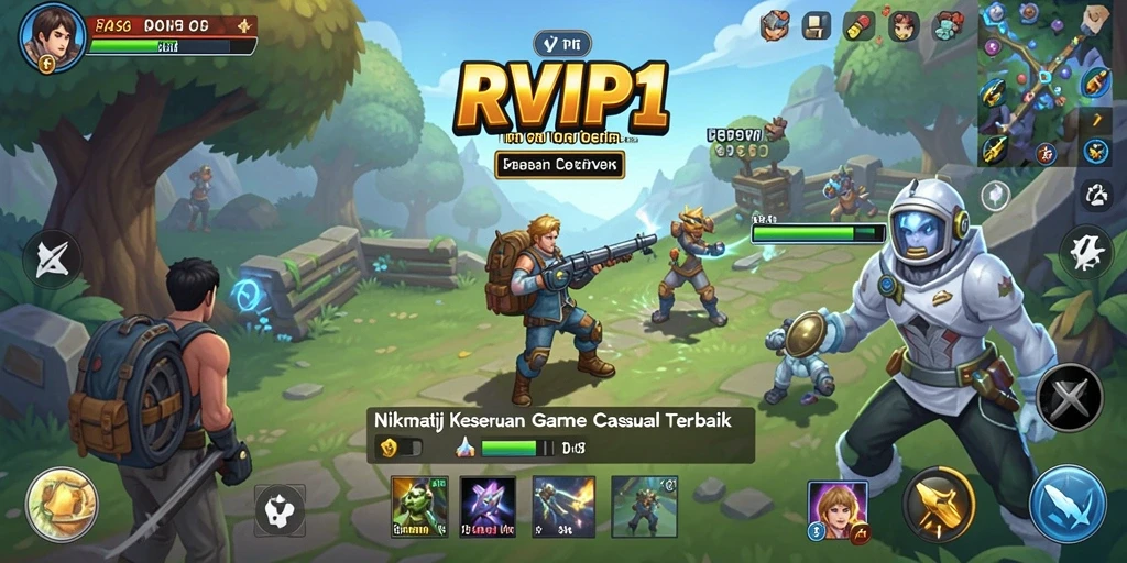Screenshot gameplay RVIP1 menunjukkan aksi seru dan tantangan menarik.