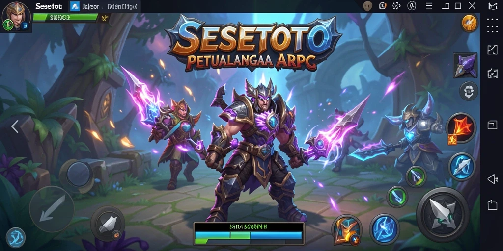 Tangkapan layar SESETOTO menampilkan aksi pertarungan yang mendebarkan dalam dunia ARPG.