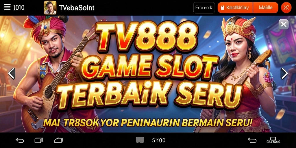 Screenshot TV888 menampilkan gameplay Slot yang mengasyikkan dengan grafis menawan.