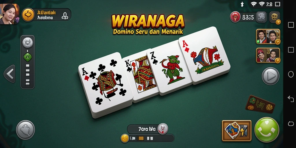 Screenshot gameplay yang menampilkan suasana seru dalam WIRANAGA.