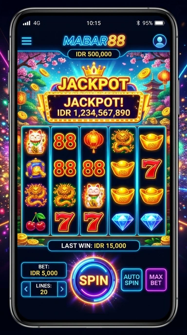 Screenshot aplikasi mabar88 dengan antarmuka pengguna yang menarik.